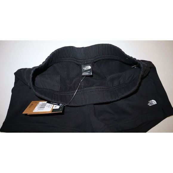 The North Face NF0A55MZ Women's Sz L Black Standard Fit Cotton Blend Logo Shorts - Picture 3 of 7